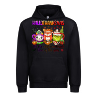 Black hallothanksmas its the most wonderful time of the Urban Hoodie - texasbilliewilder