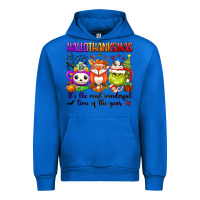 Cobalt hallothanksmas its the most wonderful time of the Urban Hoodie - texasbilliewilder