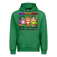 Emerald hallothanksmas its the most wonderful time of the Urban Hoodie - texasbilliewilder