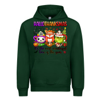 Forest Green hallothanksmas its the most wonderful time of the Urban Hoodie - texasbilliewilder