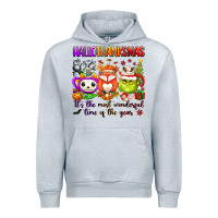 Heather Grey hallothanksmas its the most wonderful time of the Urban Hoodie - texasbilliewilder