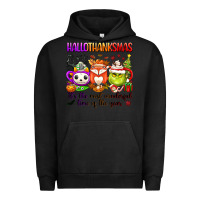 Pigment Black hallothanksmas its the most wonderful time of the Urban Hoodie - texasbilliewilder