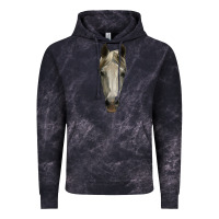 Cloud Black horse head Vintage Hoodie - RanaPortraitStore