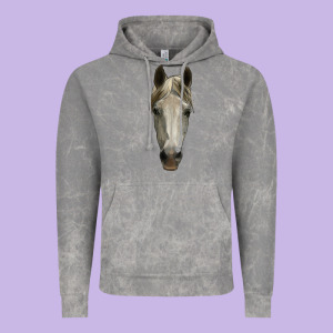 Horse Head Vintage Hoodie Designed By Ranaportraitstore