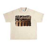 Melanin American Flag Urban Heavy Tee | Teevron
