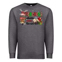 Charcoal Heather teachers always make the nice list Premium Sweatshirt - MaliasSmallBusiness