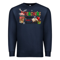 Navy teachers always make the nice list Premium Sweatshirt - MaliasSmallBusiness