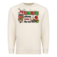 Sandshell teachers always make the nice list Premium Sweatshirt - MaliasSmallBusiness