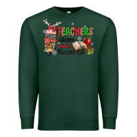 Sports Green teachers always make the nice list Premium Sweatshirt - MaliasSmallBusiness
