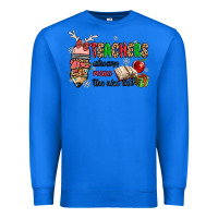 True Royal teachers always make the nice list Premium Sweatshirt - MaliasSmallBusiness