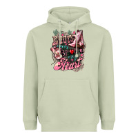 Matcha boots never broke my heart Heavyweight Hoodie - NancyCooperArtShop
