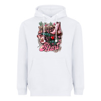 White boots never broke my heart Heavyweight Hoodie - NancyCooperArtShop