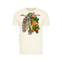 Vintage Arctic skeleton chest christmas Vintage Tee - FaDigitalArtStudio