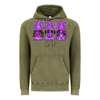 Vintage Olive Domestic Violence Warrior Afro Gnomes Vintage Hoodie - texasbilliewilder