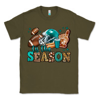 Army Green tis the season american football Classic Tee - Jasminsmagicworld