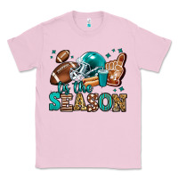 Bubblegum Pink tis the season american football Classic Tee - Jasminsmagicworld
