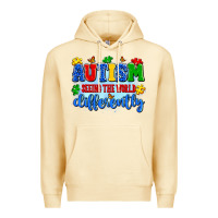 Pina Colada autism seeing the world differently Premium Hoodie - Artiststas