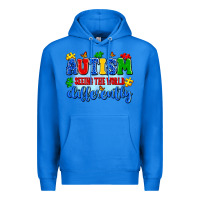 True Royal autism seeing the world differently Premium Hoodie - Artiststas
