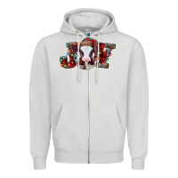 Dove Grey joy baby cow christmas Zipper Hoodie - Jasminsmagicworld