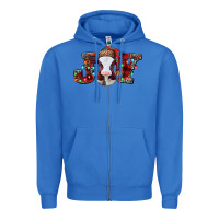 True Royal joy baby cow christmas Zipper Hoodie - Jasminsmagicworld