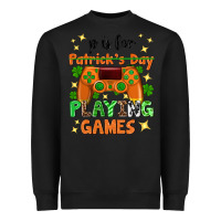 Black P is Patrick's Day playing games Heavyweight Sweatshirt - Neo Western