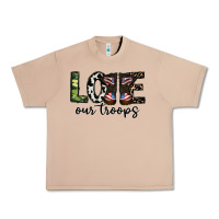 Burro love our troops Urban Heavy Tee - CowhideDigitalArt