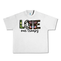 Lunar Rock love our troops Urban Heavy Tee - CowhideDigitalArt