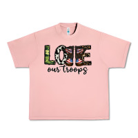 Salmon love our troops Urban Heavy Tee - CowhideDigitalArt