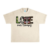 Sandshell love our troops Urban Heavy Tee - CowhideDigitalArt