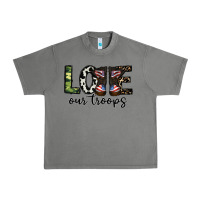 Tornado love our troops Urban Heavy Tee - CowhideDigitalArt