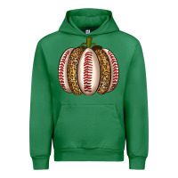 Emerald Baseball Pumpkin Urban Hoodie - texasbilliewilder
