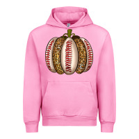 Fuchsia Pink Baseball Pumpkin Urban Hoodie - texasbilliewilder