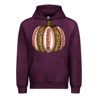 Mauve Wine Baseball Pumpkin Urban Hoodie - texasbilliewilder