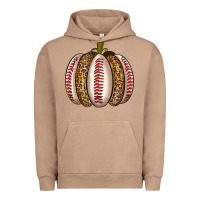 Pigment Burro Baseball Pumpkin Urban Hoodie - texasbilliewilder