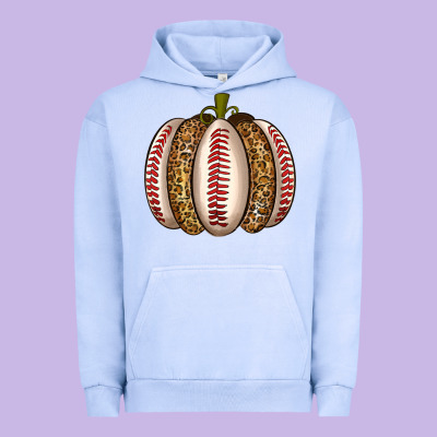 Baseball Pumpkin Urban Hoodie Designed By Texasbilliewilder