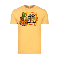 Vintage Mustard hello pumpkin season Vintage Tee - RacoonDesign