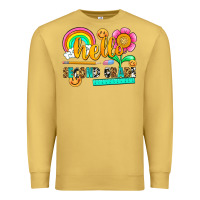 Antique Gold hello second grade Premium Sweatshirt - NancyCooperArtShop