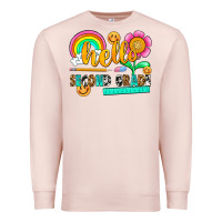 Pale Pink hello second grade Premium Sweatshirt - NancyCooperArtShop