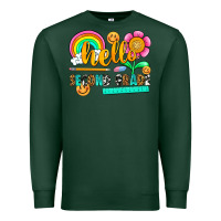 Sports Green hello second grade Premium Sweatshirt - NancyCooperArtShop