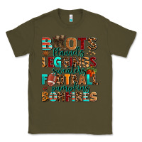 Army Green boots flannels Classic Tee - AdoDesignShop