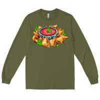 Army Green nacho Long Sleeve Tee - AdoDesignShop