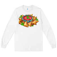 White nacho Long Sleeve Tee - AdoDesignShop