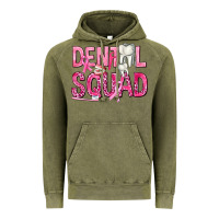 Vintage Olive Dental Squad with Teeth Vintage Hoodie - texasbilliewilder