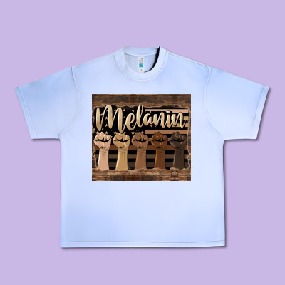 Melanin American Flag Urban Heavy Tee Designed By Hra Design Shop