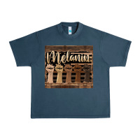 Midnight Navy melanin American flag Urban Heavy Tee - HRA Design Shop