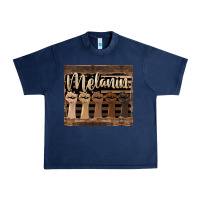 Navy melanin American flag Urban Heavy Tee - HRA Design Shop