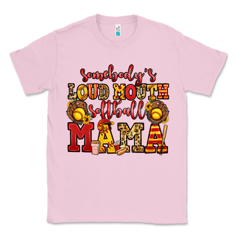Somebody's Loud Mouth Softball Mama Classic Tee by Jasminsmagicworld | Teevron