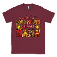 Burgundy somebody's loud mouth softball mama Classic Tee - Jasminsmagicworld