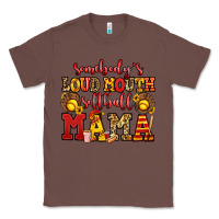 Chestnut somebody's loud mouth softball mama Classic Tee - Jasminsmagicworld