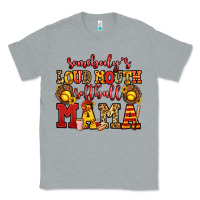 Heather Grey somebody's loud mouth softball mama Classic Tee - Jasminsmagicworld